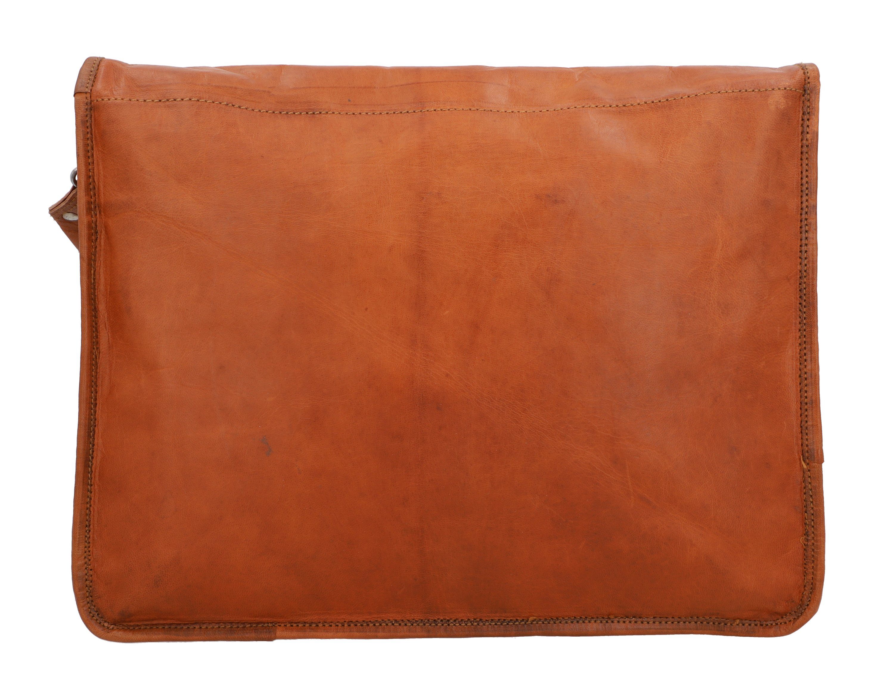Gusti Leder Umhängetasche Gusti Leder Umhängetasche John 15" (1-tlg), Aktenordner