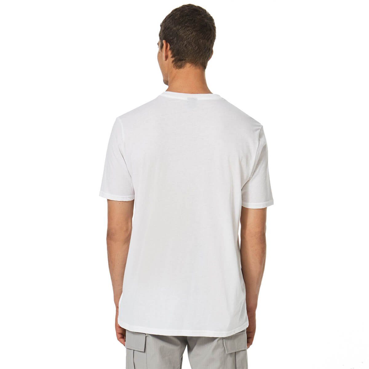 Oakley T-Shirt White Oakley Tee (1-tlg) T-Shirts - Icon Static Hologram S