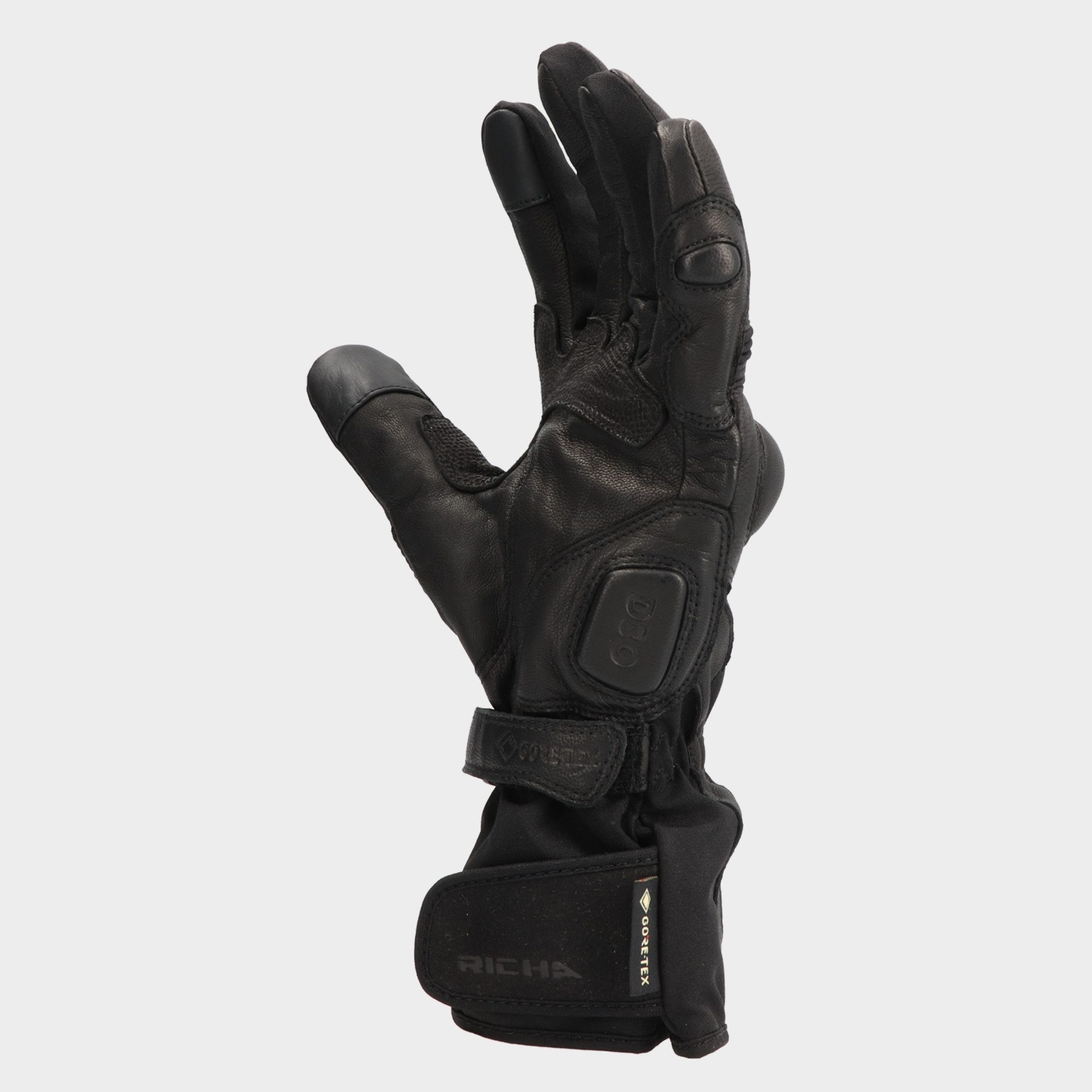 Richa Motorradhandschuhe Richa Handschuh Hypercane Gore-Tex schwarz