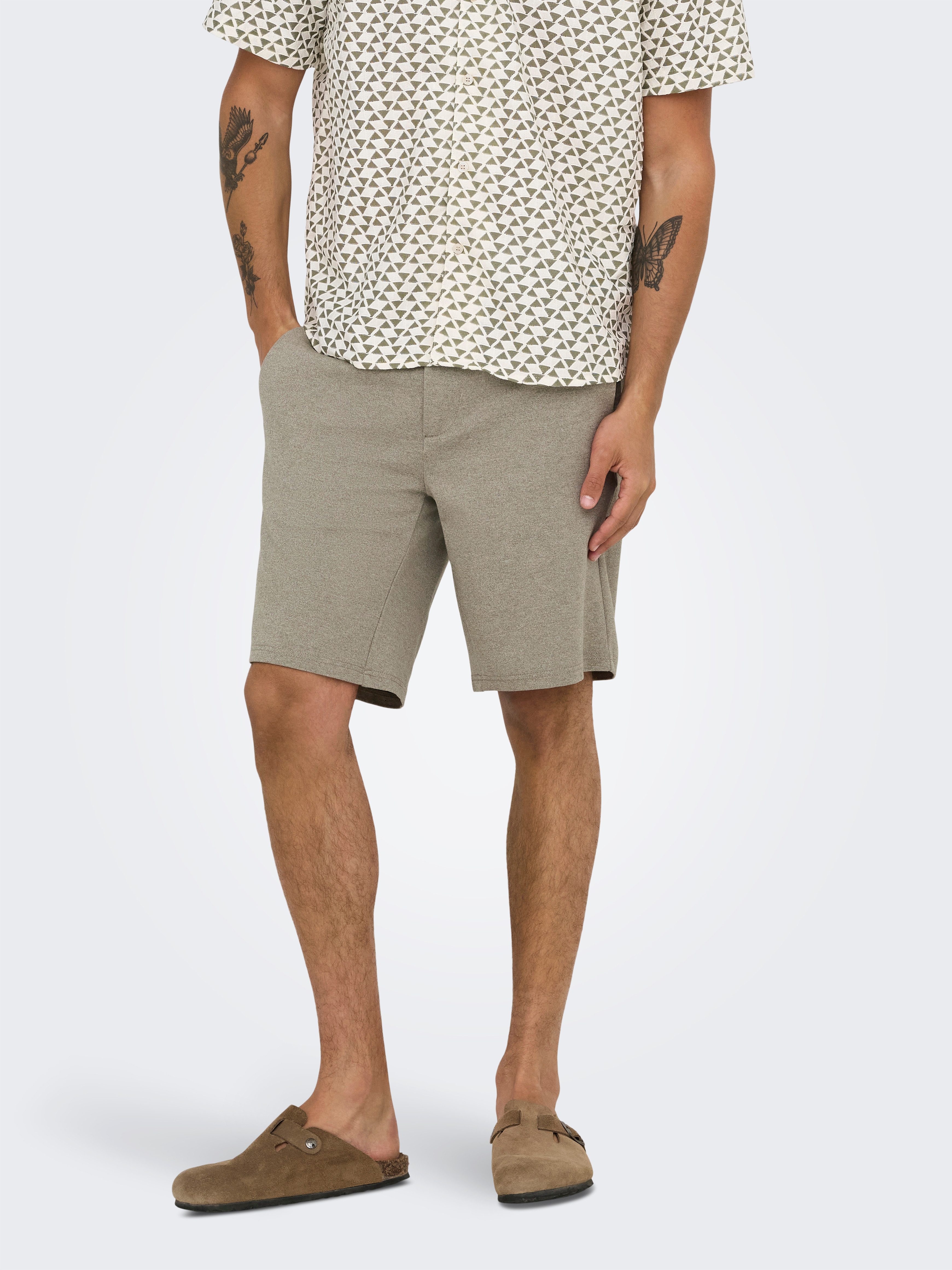 ONLY & SONS Chinoshorts ONSMARK 0209 MELANGE SHORTS NOOS günstig online kaufen