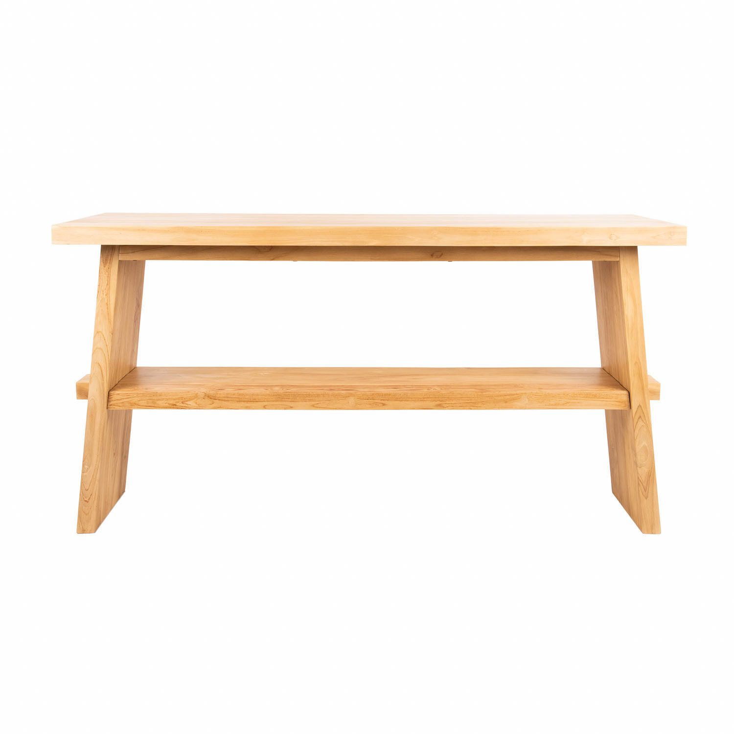 wohnfreuden Waschbeckenunterschrank Teakholz Waschtisch ZEN 160 cm extra hoch