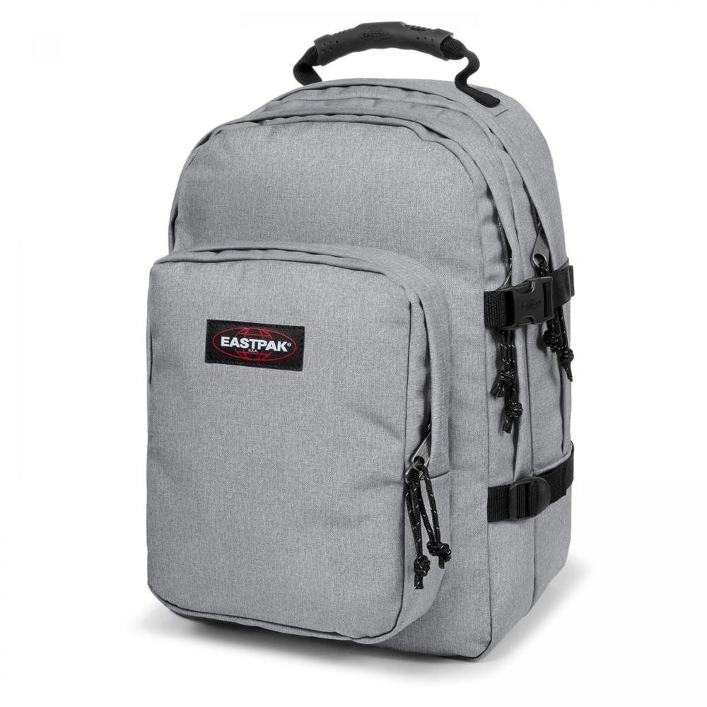Eastpak Rucksack PROVIDER Rucksack mit 15 Zoll Laptopfach, Sunday Grey, 2 Hauptfächer, Laptopfach, gepolsterter Boden