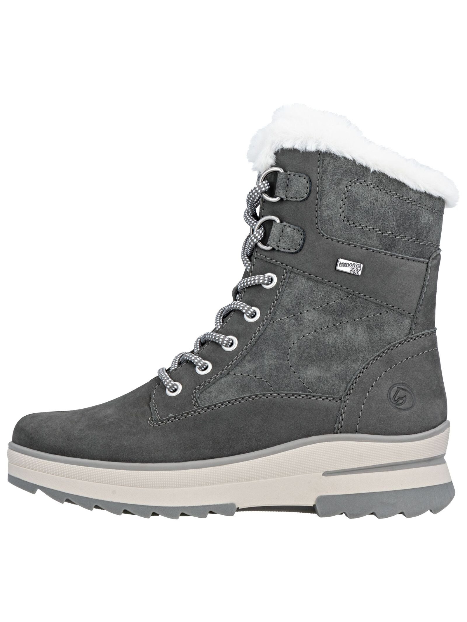 Remonte Remonte Stiefelette Veloursleder Schnürstiefelette