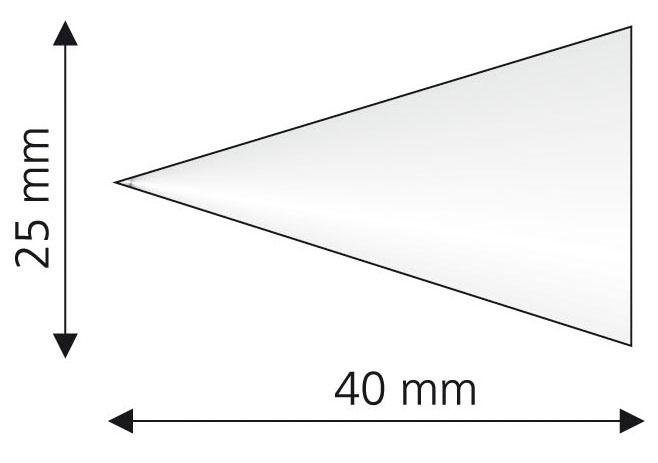 Gardinen, mm Gardinenstangen (Set, chromfarben/matt Liedeco, Cone, 2-St), Gardinenstangen-Endstück Ø für 16