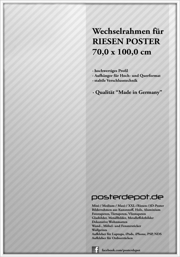 Wallario Rahmen Wechselrahmen aus Kunststoff, passend günstig online kaufen