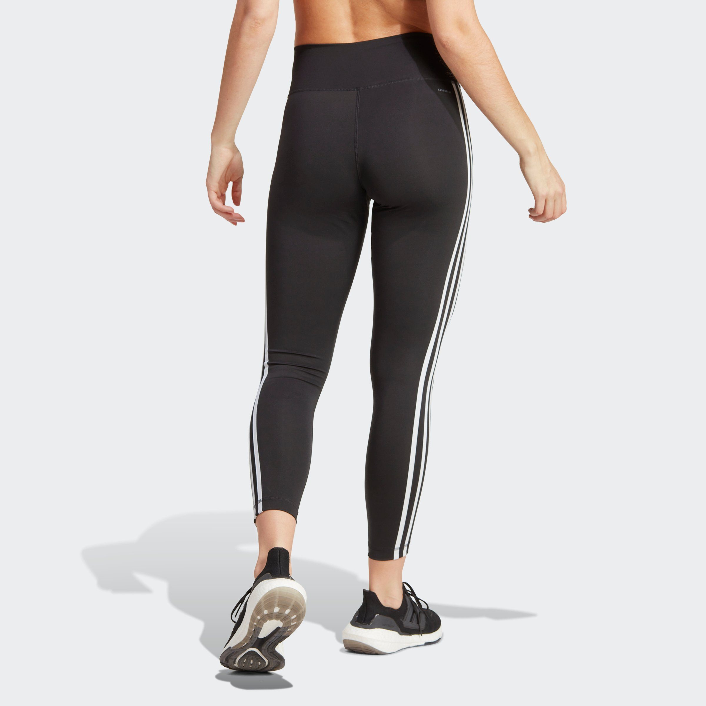 adidas Performance Trainingstights TRAIN ESSENTIALS 3-STREIFEN HIGH-WAISTED günstig online kaufen