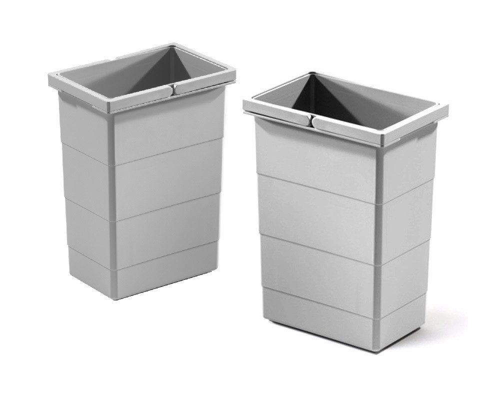 Hailo Biomülleimer Hailo 2 Inneneimer 1075959 hellgrau 8,5 Liter 226 x 156 x 295 mm
