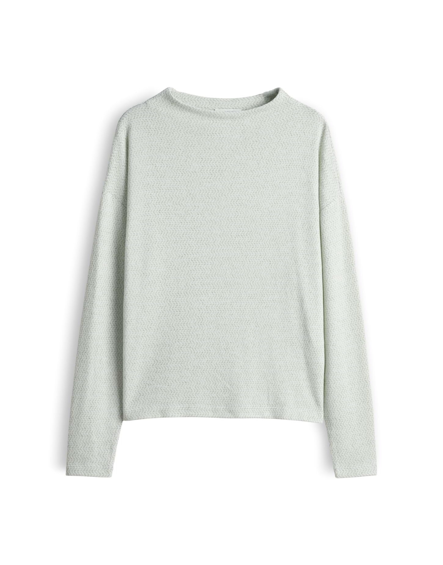 OPUS Langarmshirt Sicozy aus Viskose mit weicher Struktur Gerader Schnitt mit Stehkragen für klare Layering-Looks – Bild 2 von 5