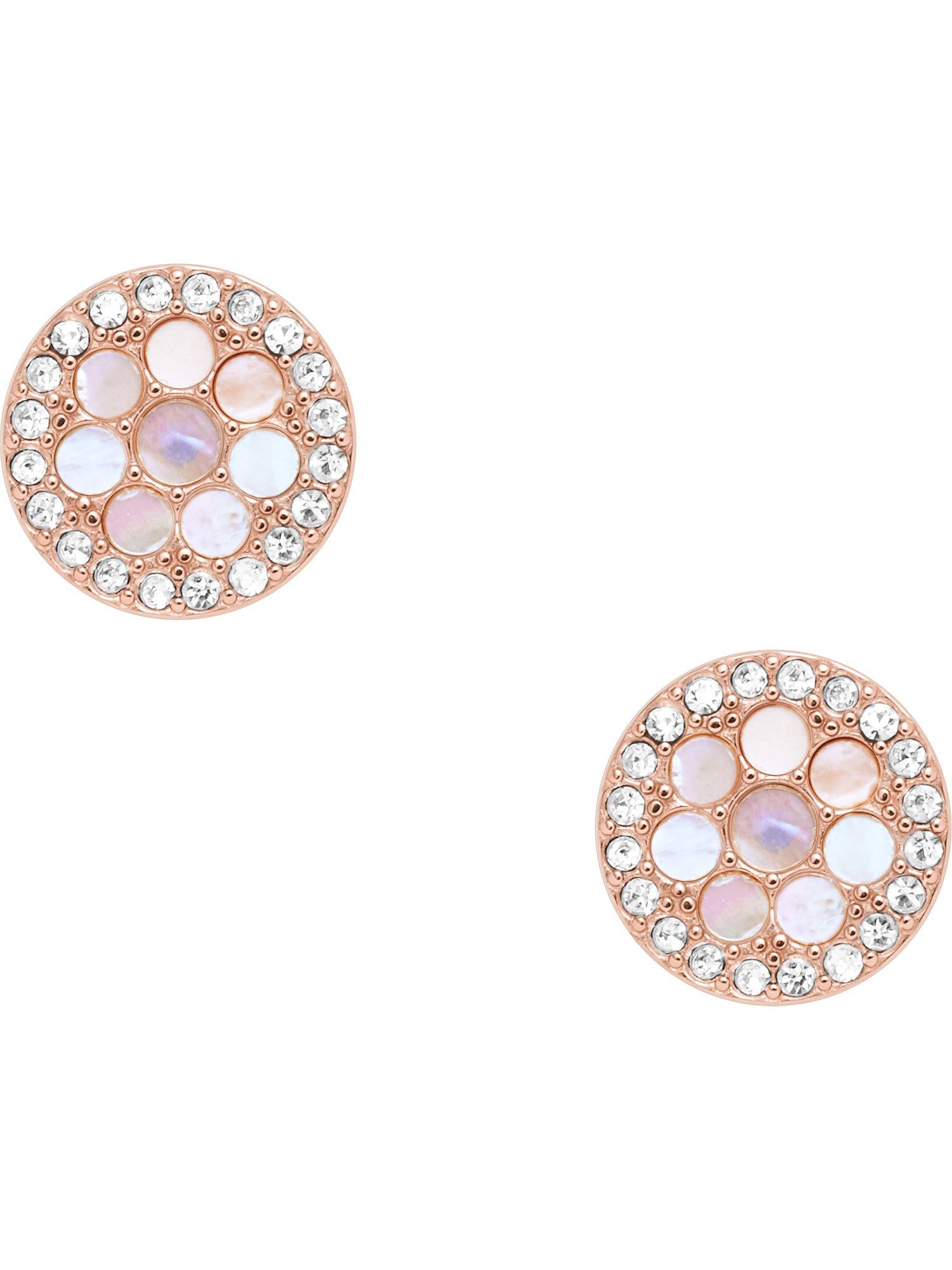 Fossil Paar Ohrstecker Fossil Damen-Ohrstecker Edelstahl Perlmutt günstig online kaufen