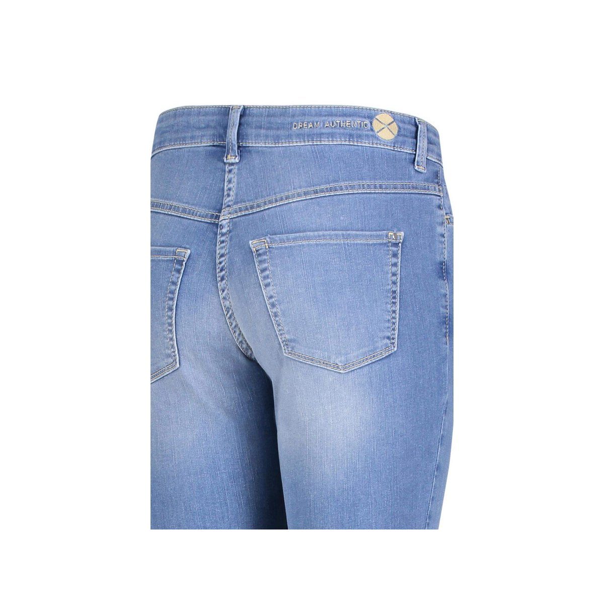MAC Straight-Jeans hell-blau regular (1-tlg)
