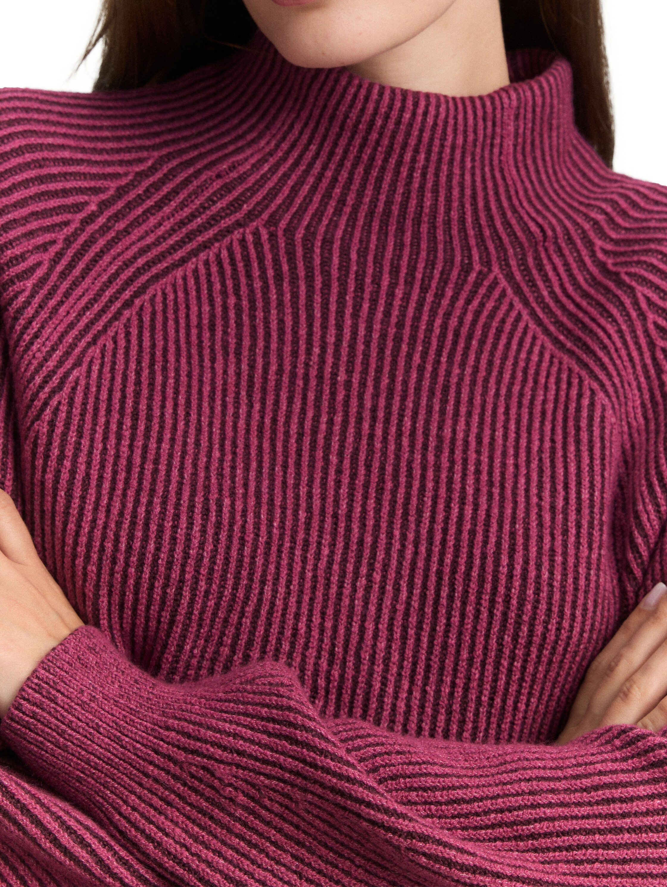 TOM TAILOR Strickpullover mit Rippstruktur