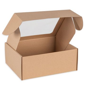 Sarcia.eu Geschenkbox Quadratische Schachtel mit Sichtfenster, Geschenkbox 25x20x10 cm x1