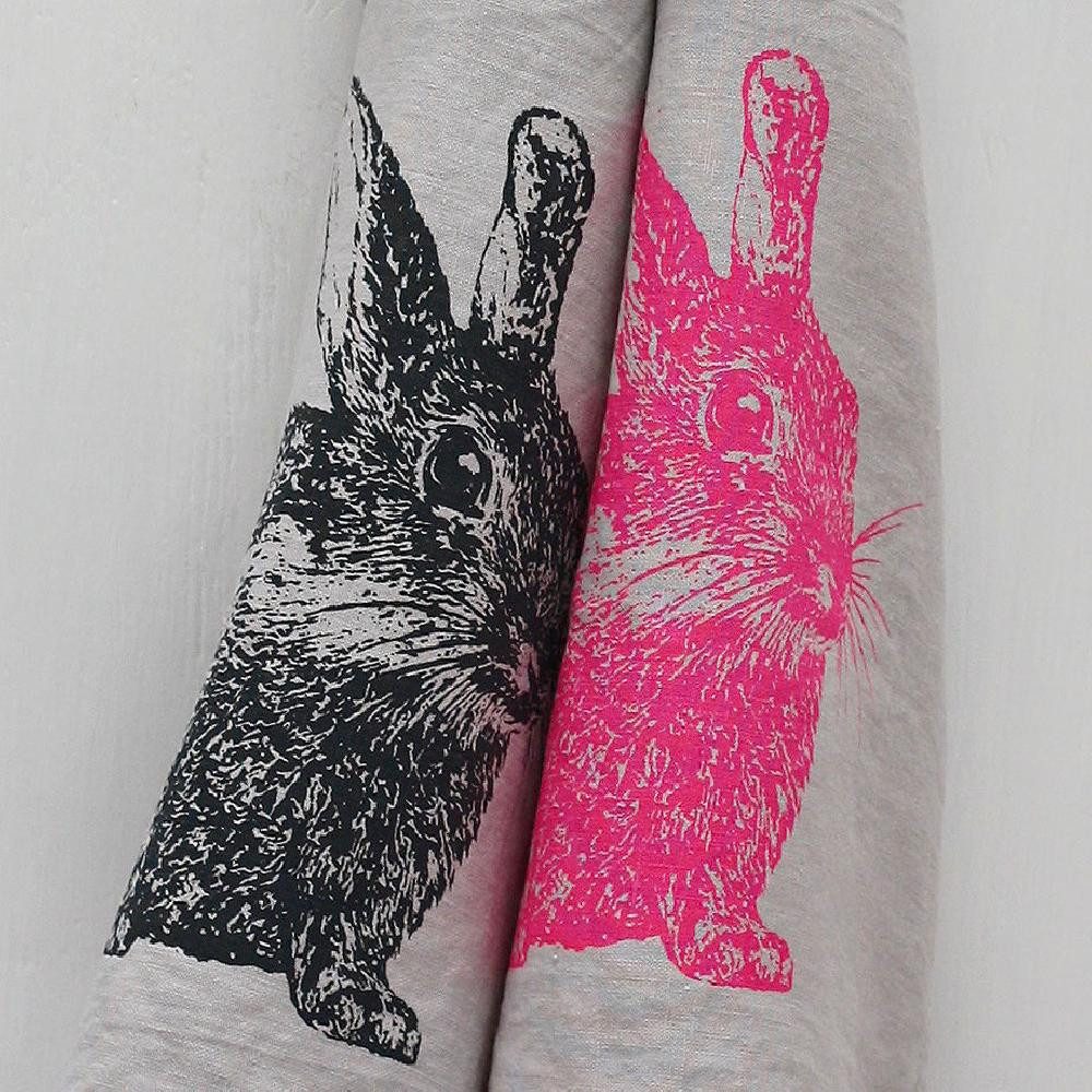 Frohstoff Geschirrtuch „Möwe“ – Halbleinen, 50x70cm, Waschbar Bei 60°C, Made In Hamburg