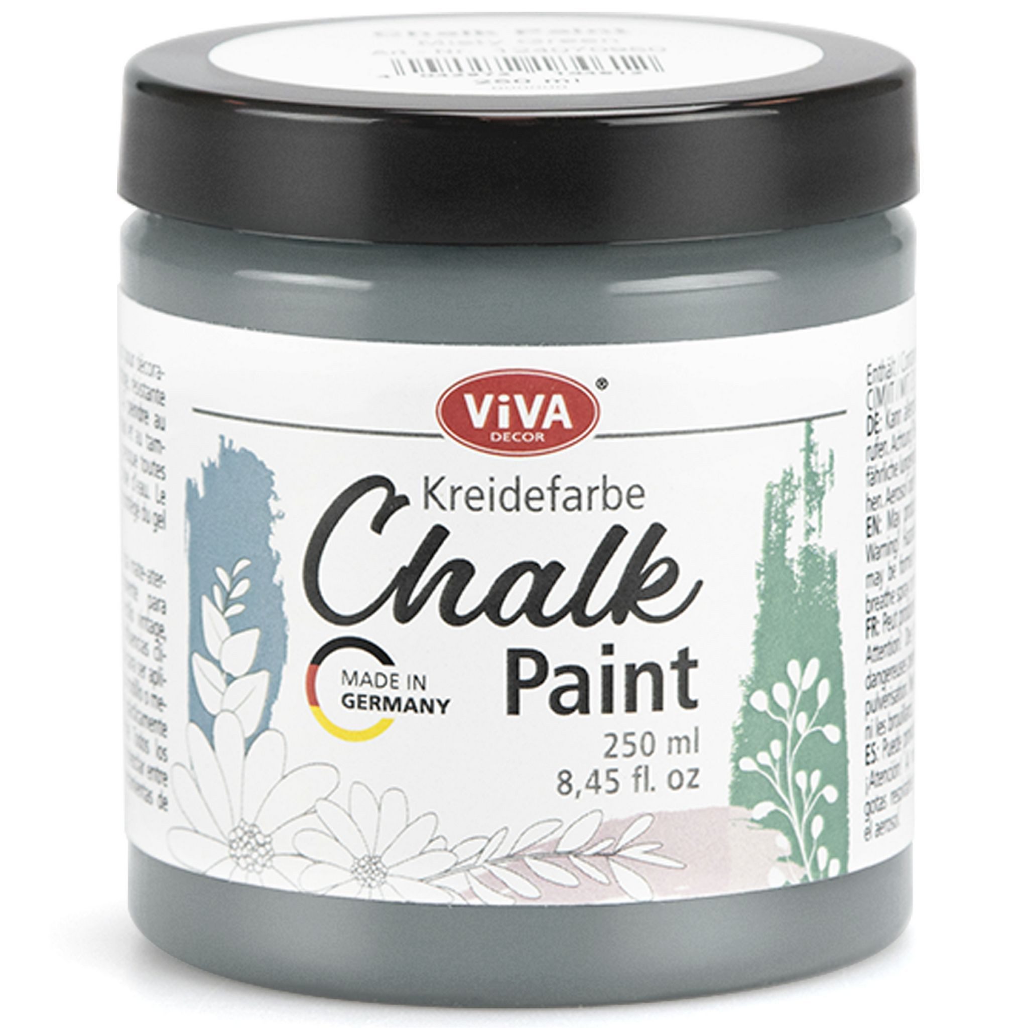Viva Decor Kreidefarbe ViVA DECOR Chalk Paint - Kreidefarbe 250 ml - Platinum Grey