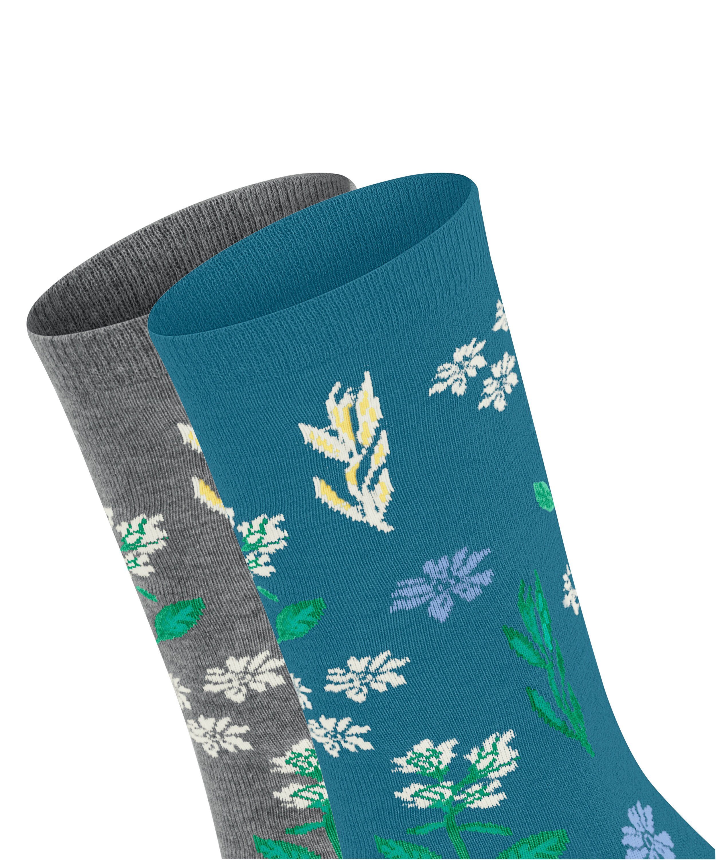 Winter (0030) Flower Esprit sortiment (2-Paar) 2-Pack Socken