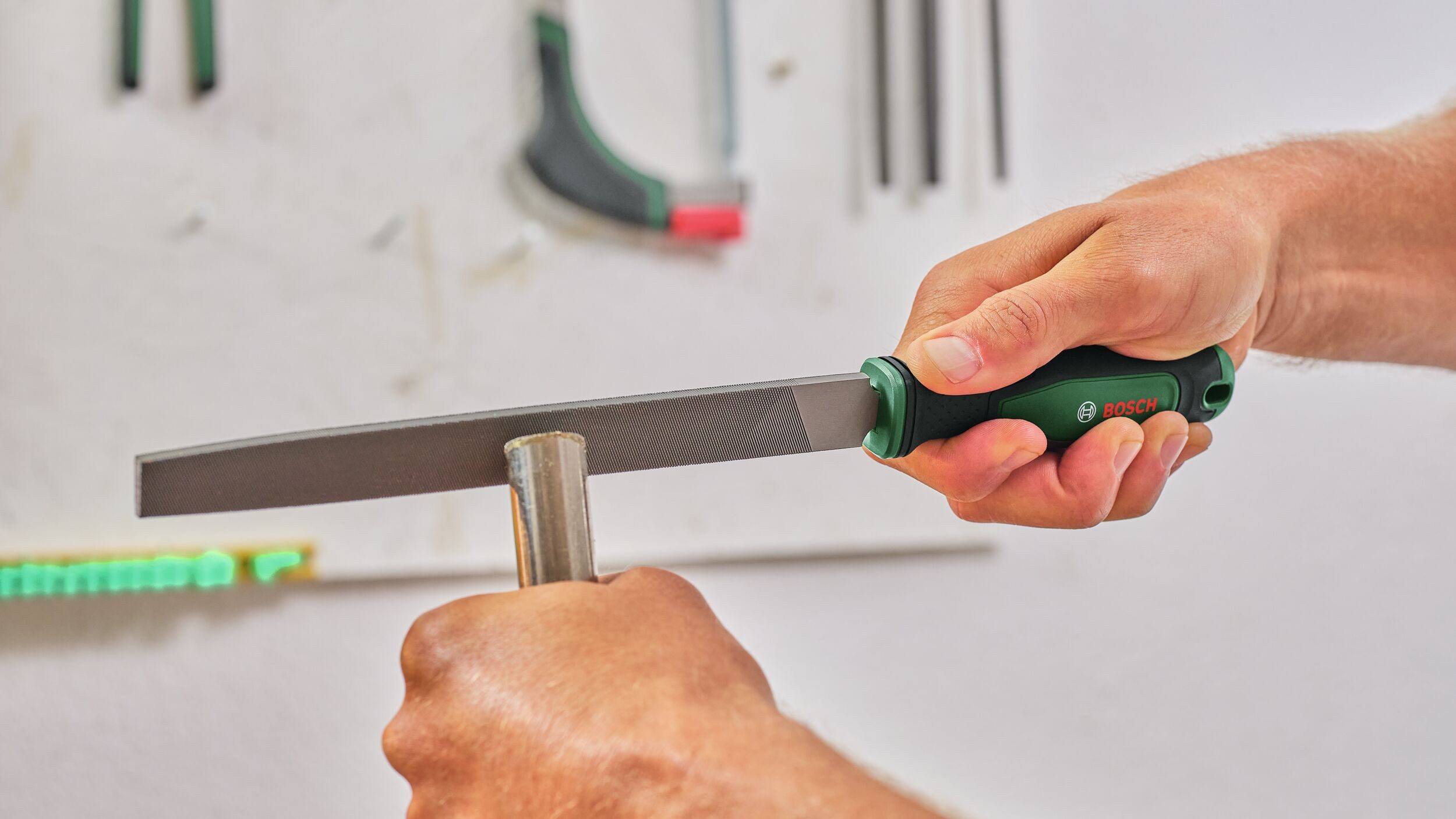 BOSCH Feile, Handwerkzeug Set, 200 mm, 5-teilig