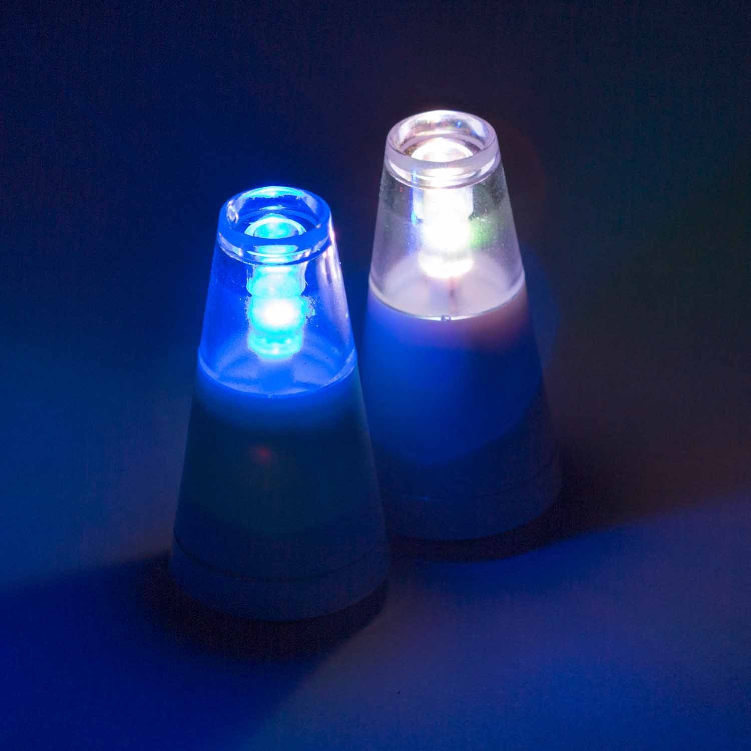 "Leuchtende LED-Flaschenlicht LED LED Dekolicht Thumbs Up Pack), integriert (2er Korken" fest