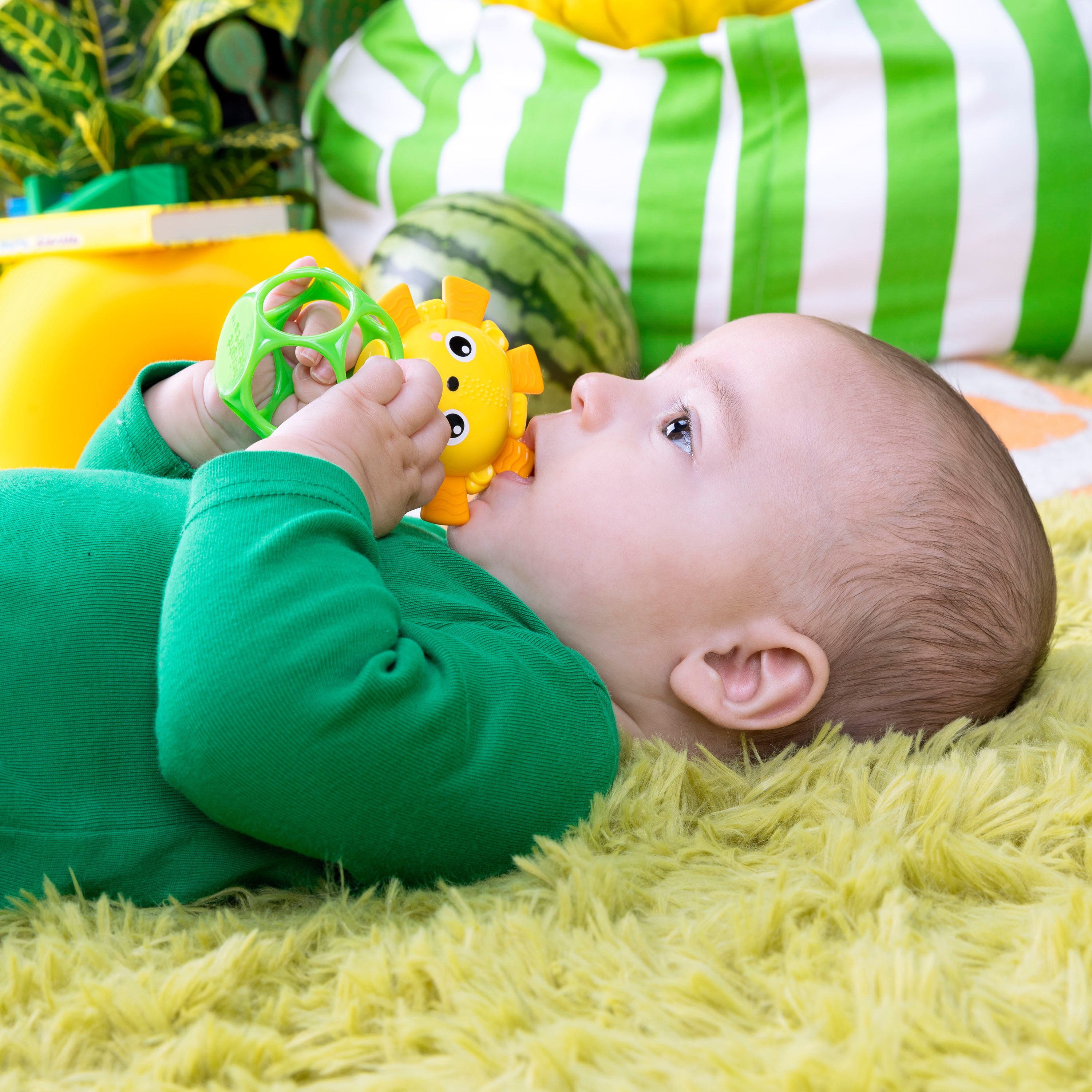 Bright Starts Greifspielzeug Soother Pals Easy-Grasp Teether Toys
