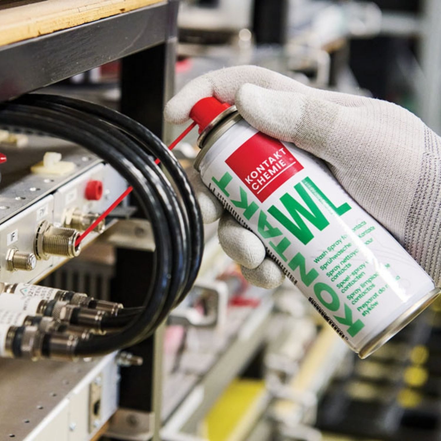 KONTAKT CHEMIE 6 Stück universeller Elektronikreiniger, KONTAKT WL, je 400ml Reinigungsspray