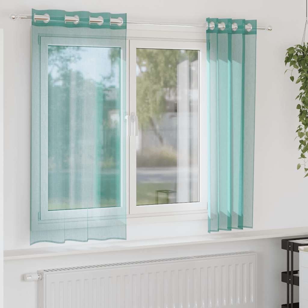 vidaXL Vorhang, Voile Vorhänge mit Ösen günstig online kaufen