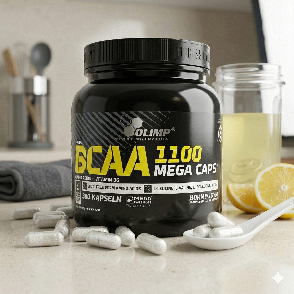 Olimp Olimp BCAA Mega Caps Kapsel, 300 er