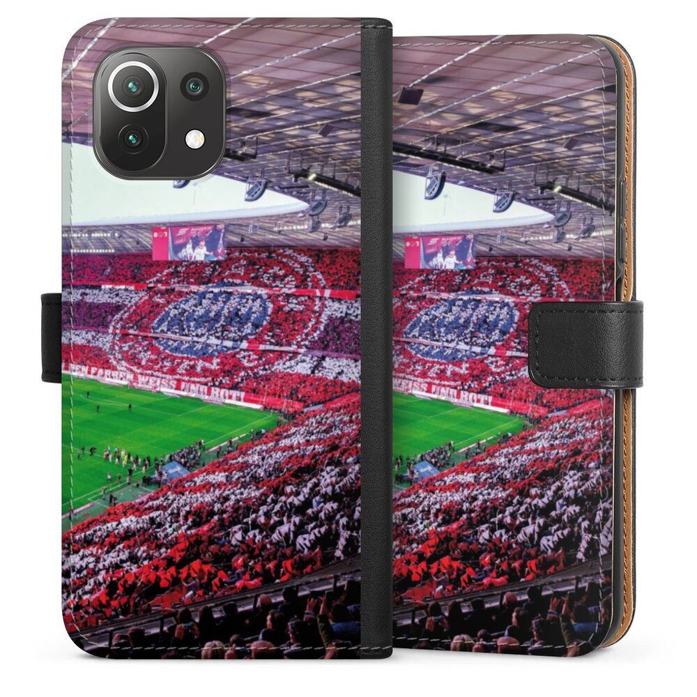 DeinDesign Handyhülle FCB Stadion FC Bayern München FCB Stadion Tribüne, Xiaomi Mi 11 Lite 5G NE Hülle Flip Case Klapphülle Handytasche Leder