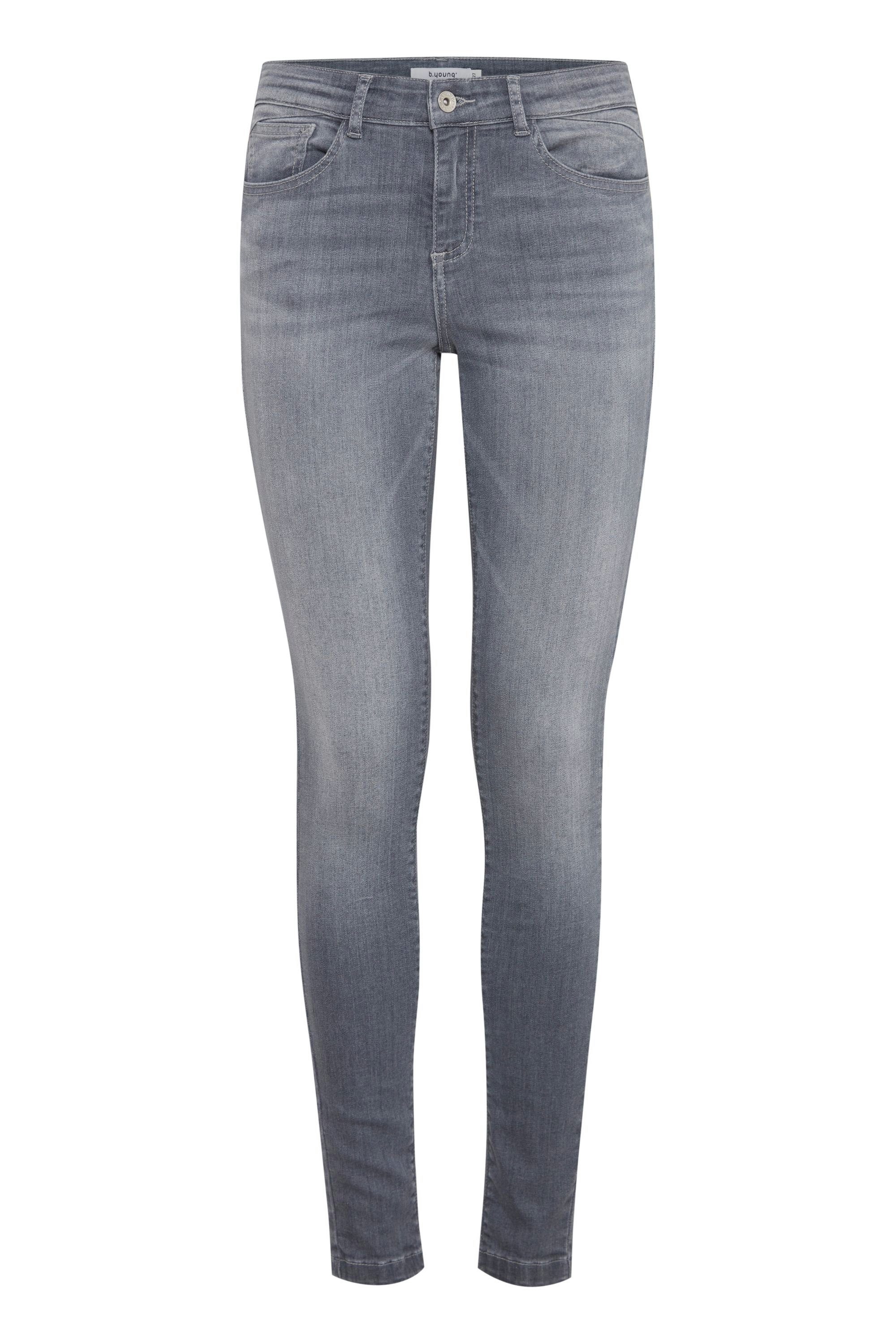 b.young Skinny-fit-Jeans BYLola Luni jeans - 20803214 Light Grey Denim (200463)
