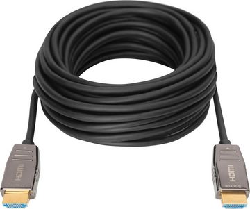 Digitus HDMI® AOC Hybrid Glasfaserkabel, UHD 8K SAT-Kabel, HDMI Typ A (3000 cm)