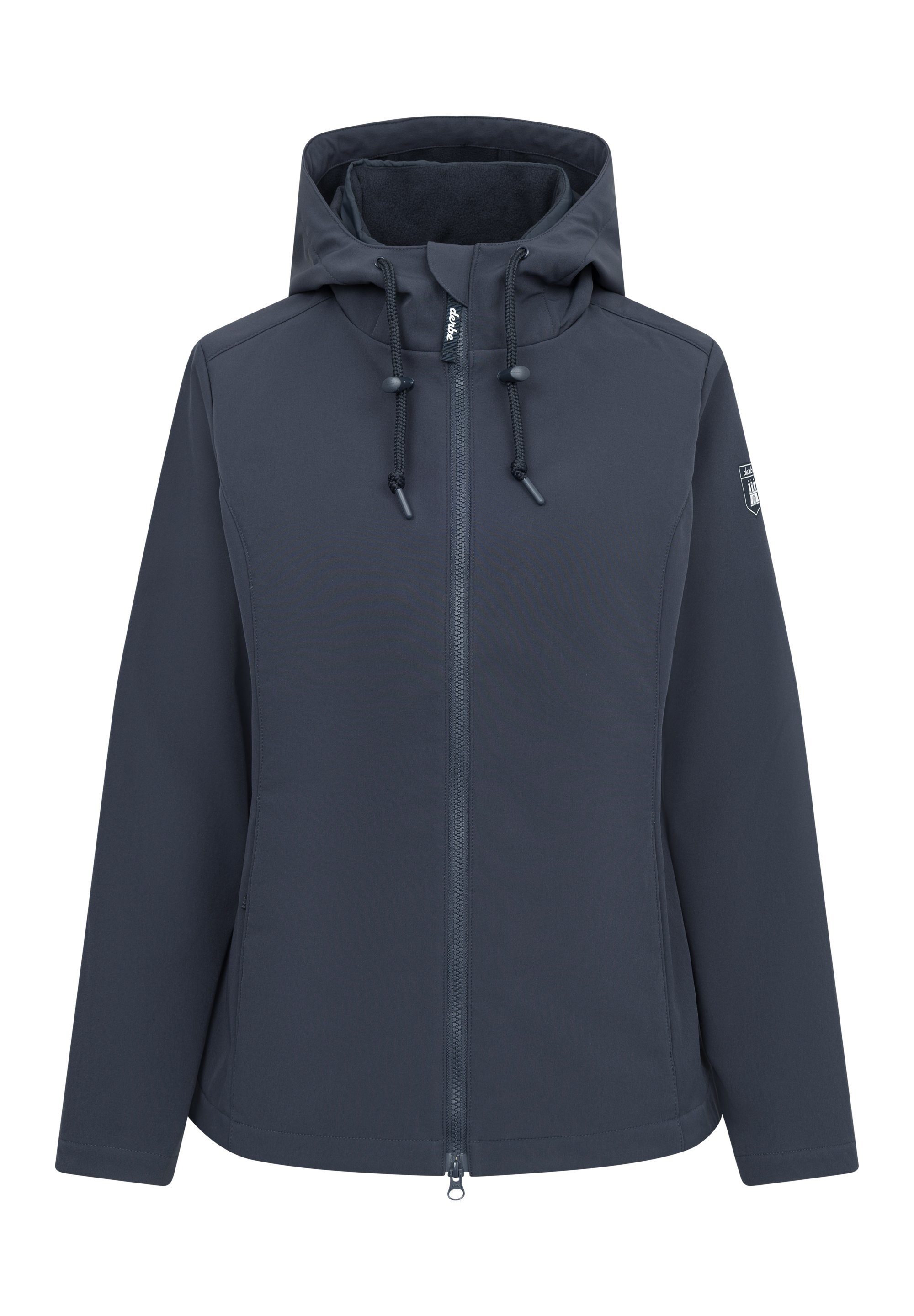 Derbe Softshelljacke Adeby 2-Wege-Reißverschluss, wasserabweisend, winddich günstig online kaufen