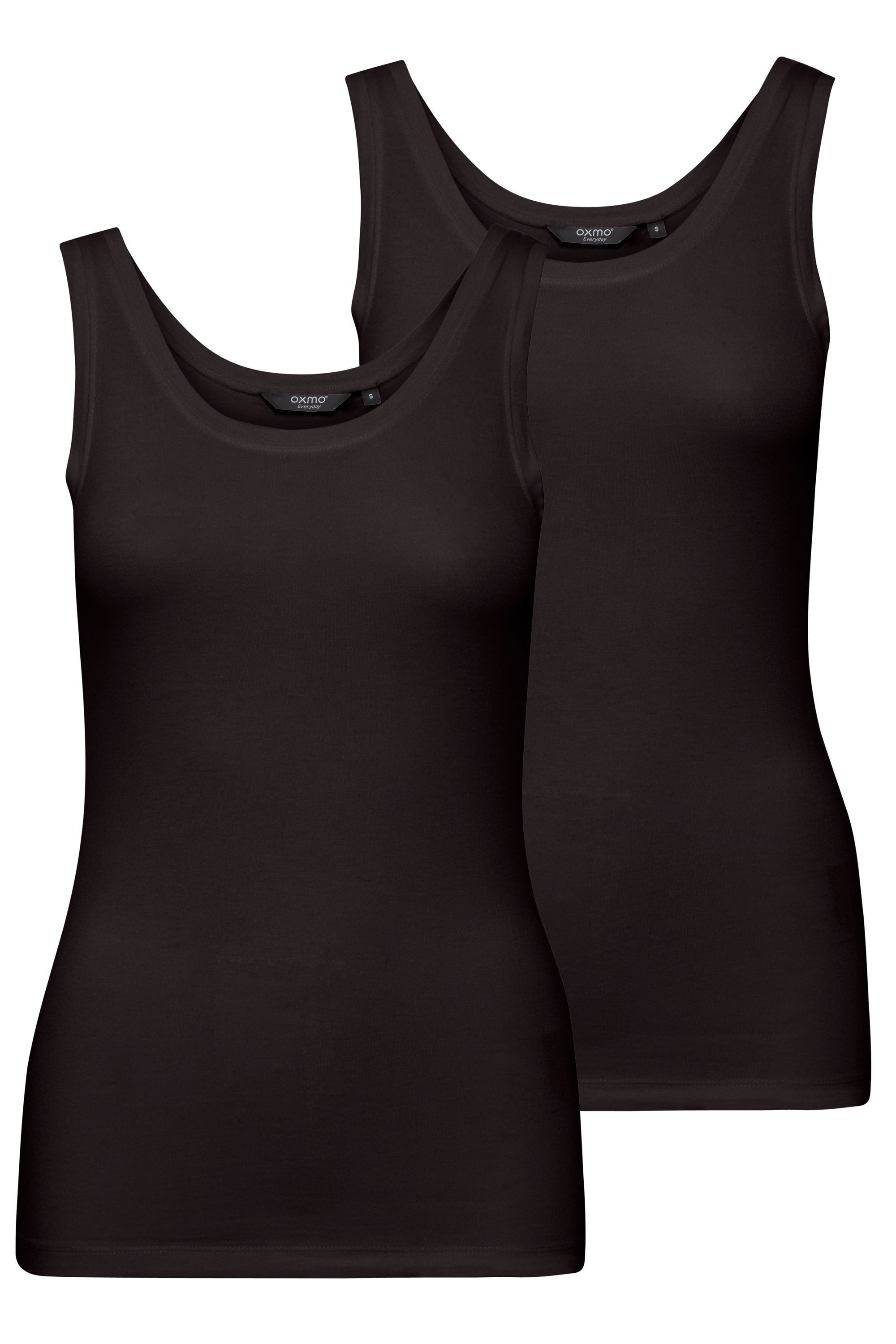 OXMO Tanktop OXJessie Basic Jerseytop als Doppelpack