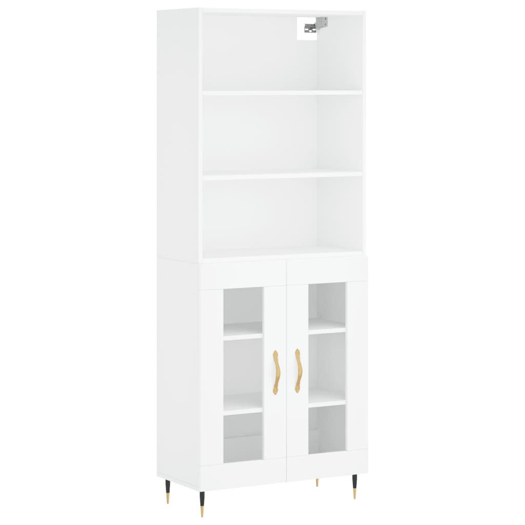 vidaXL Highboard Highboard Weiß 69,5x34x180 cm günstig online kaufen
