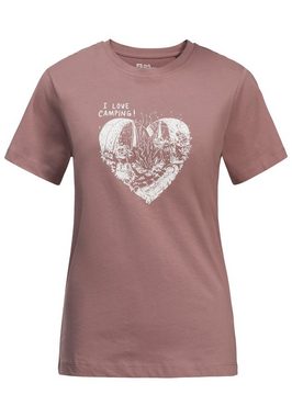 Jack Wolfskin T-Shirt CAMPING LOVE T W