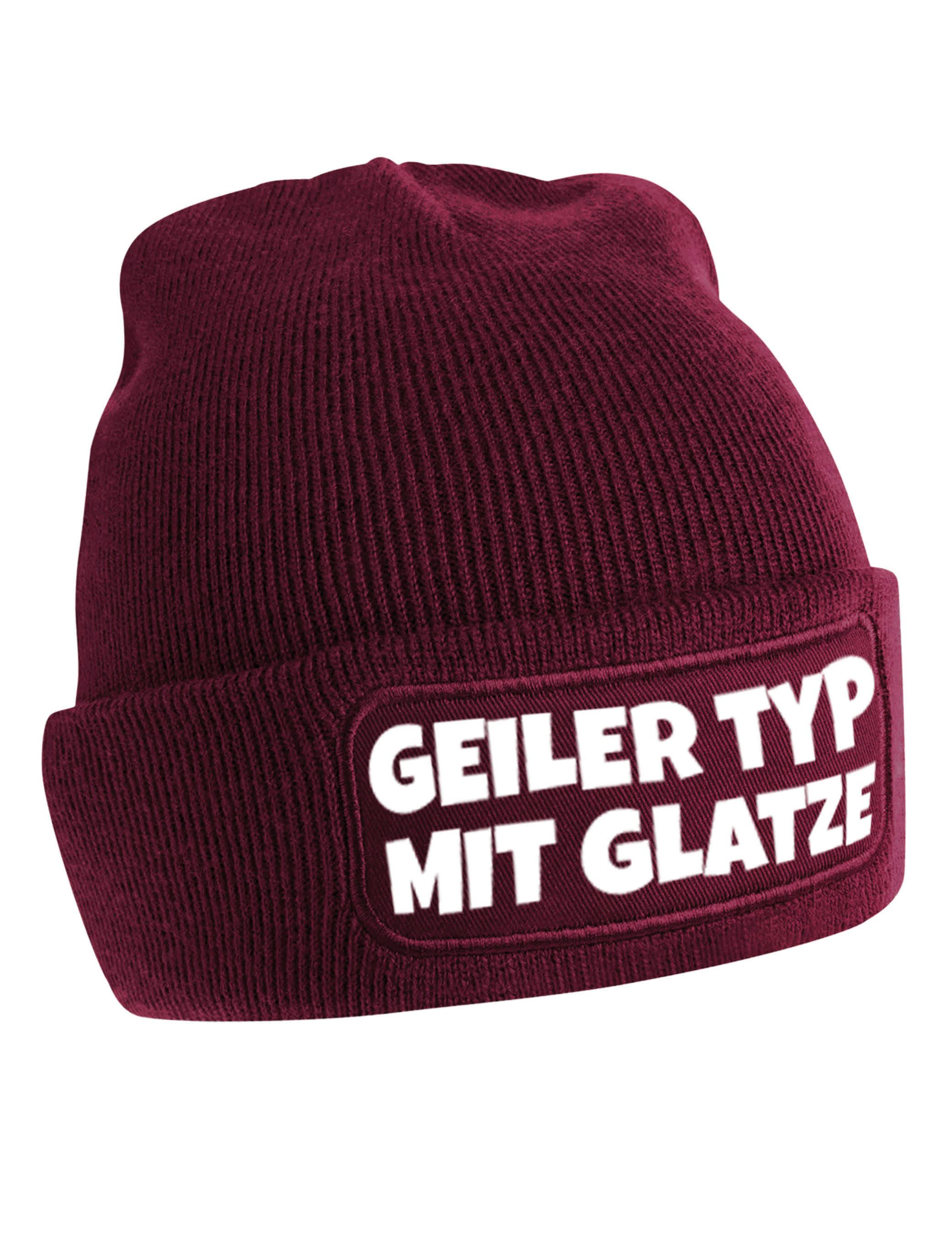 Youth Designz Beanie Herren & Damen unisex Mütze Beanie "Glatze" Print Statement Geschenk mit lustigen und stylischen Aufdruck für Männer und Frauen