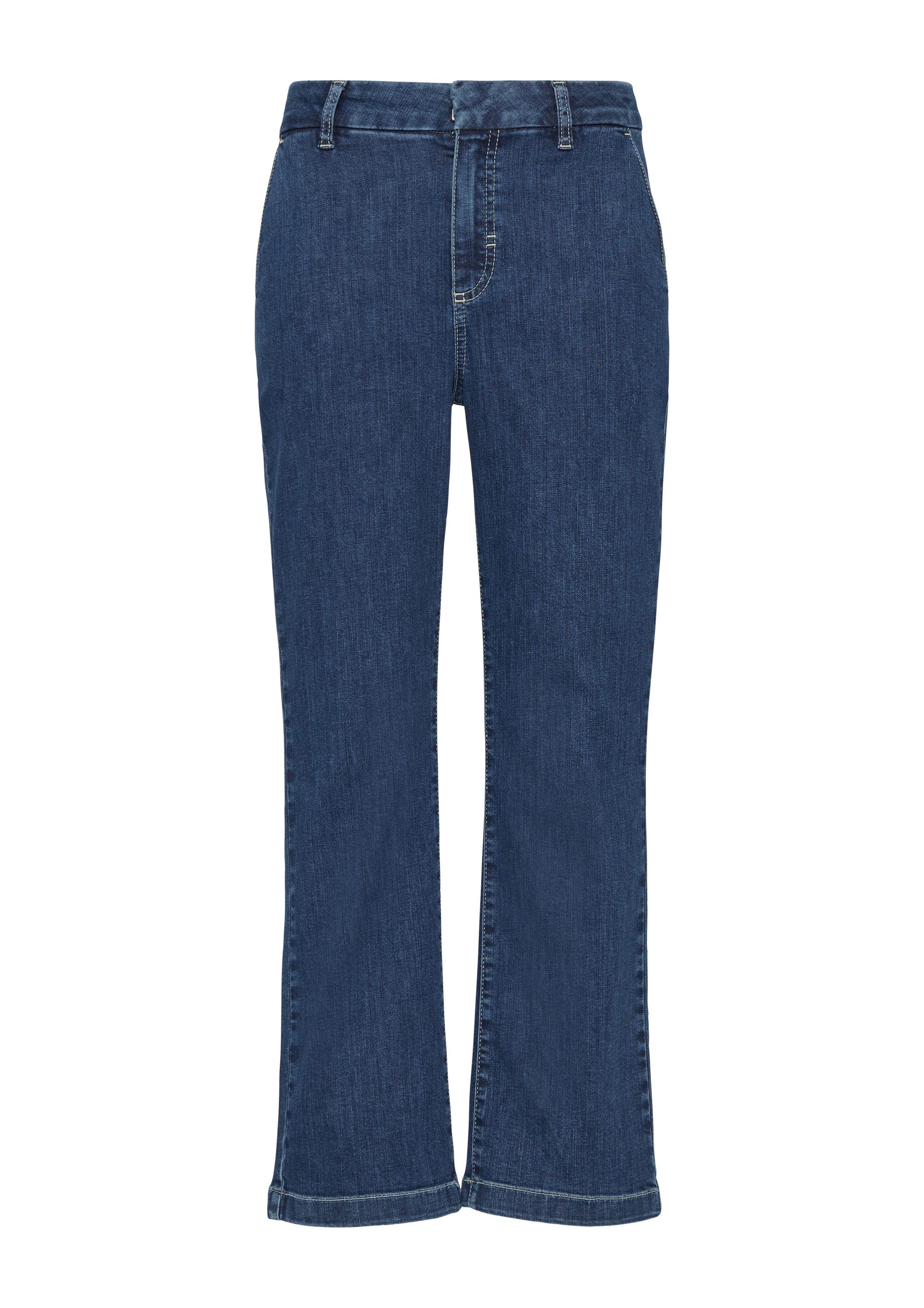 comma Bootcut-Jeans Jeans-Hose Elastische Jeans mit Flared Leg günstig online kaufen