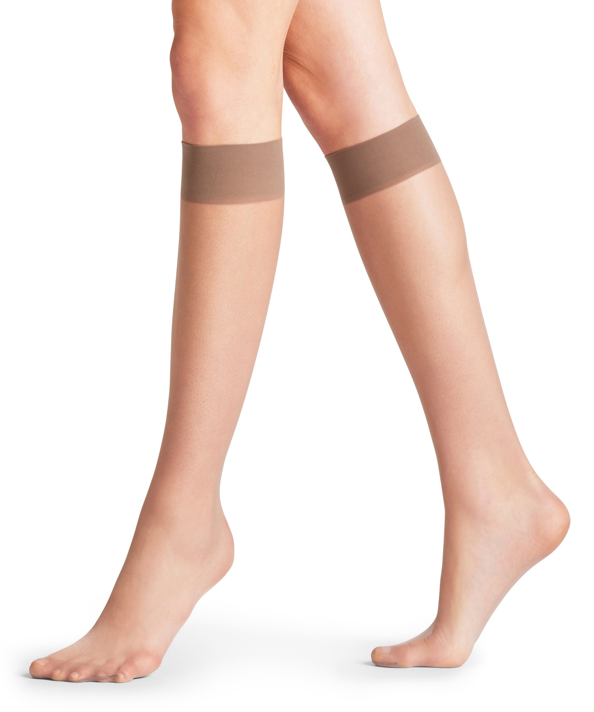 FALKE Feinkniestrümpfe Seidenglatt (1-Paar) transparent & glänzend