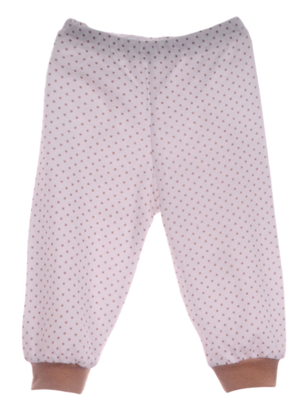 La Bortini Schlafhose Baby Hose Nachtwäsche neutral lang Kinderhose aus reiner Baumwolle, 56 62 68 74 80 86