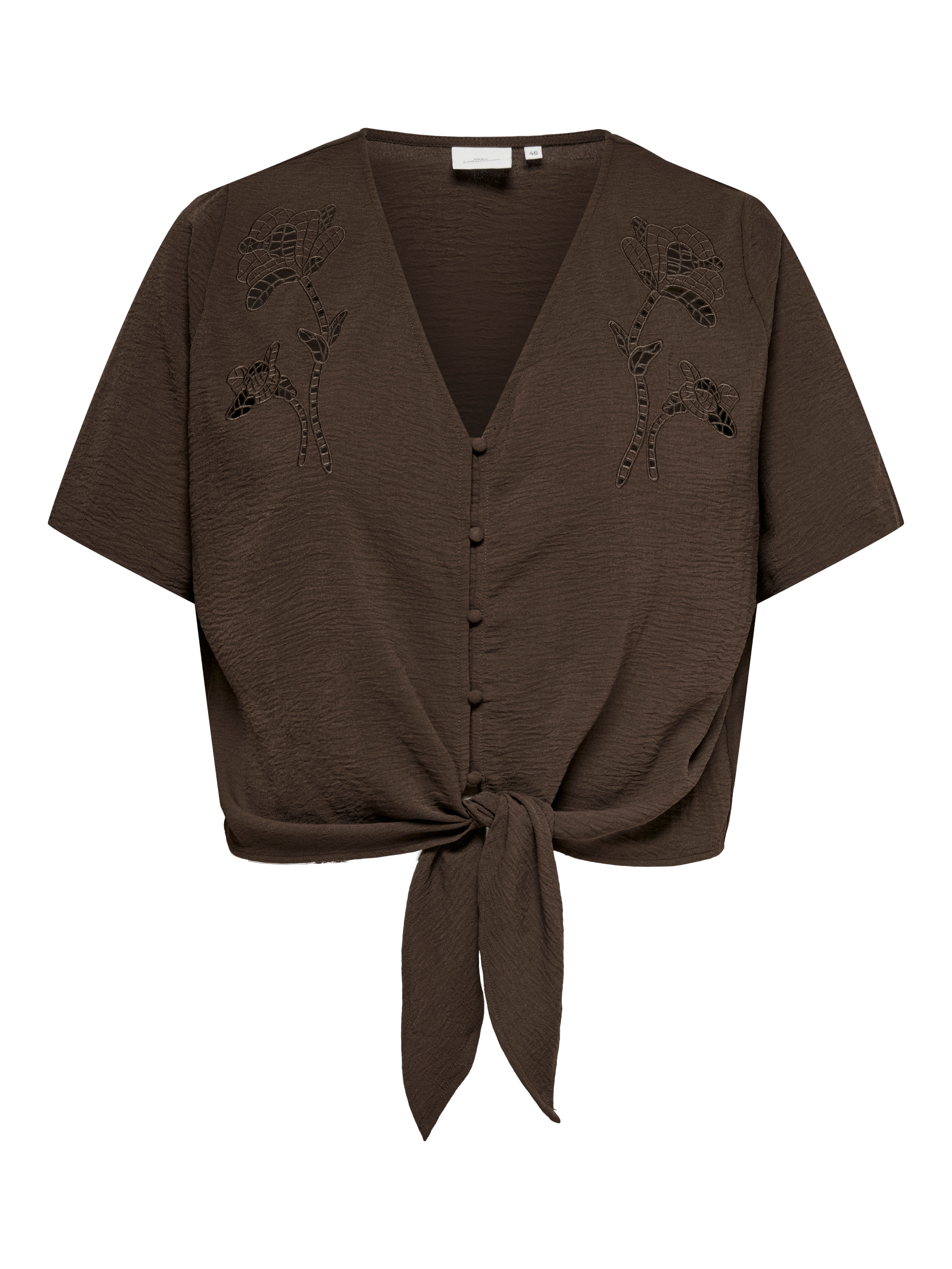 V-Shirt CAREVALOU METTA 2/4 KNOT SHIRT WVN