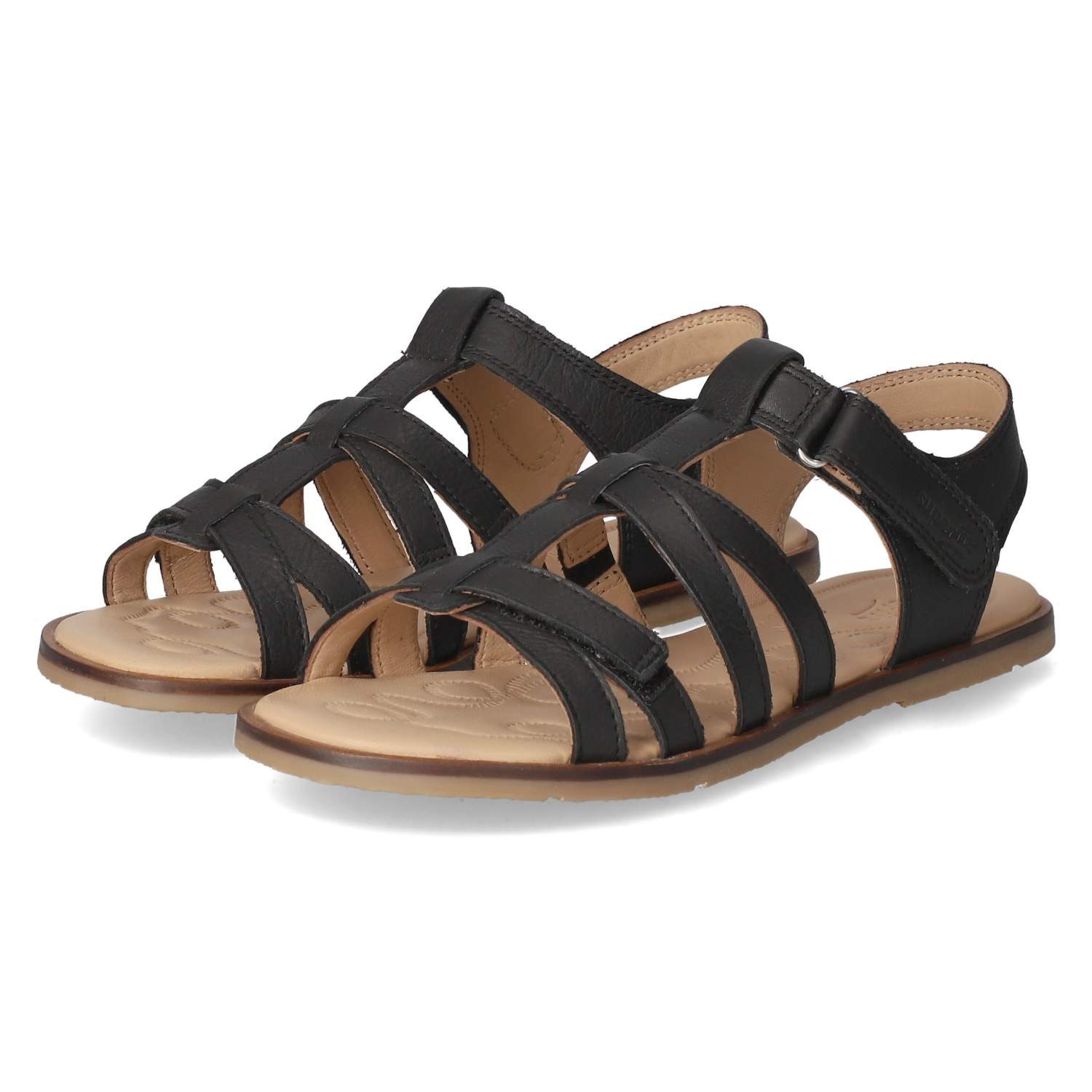 Superfit 1-001003-0000 Mädchen Glattleder black Sandalette