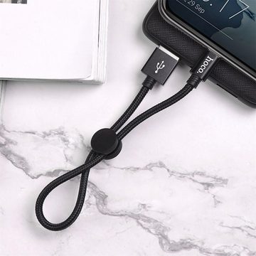 HOCO X35 USB Daten & Ladekabel bis zu 2.4A Ladestrom Smartphone-Kabel, USB-C, USB Typ A (25 cm), Premium Aufladekabel für Samsung, Huawei, Xiaomi uvm.