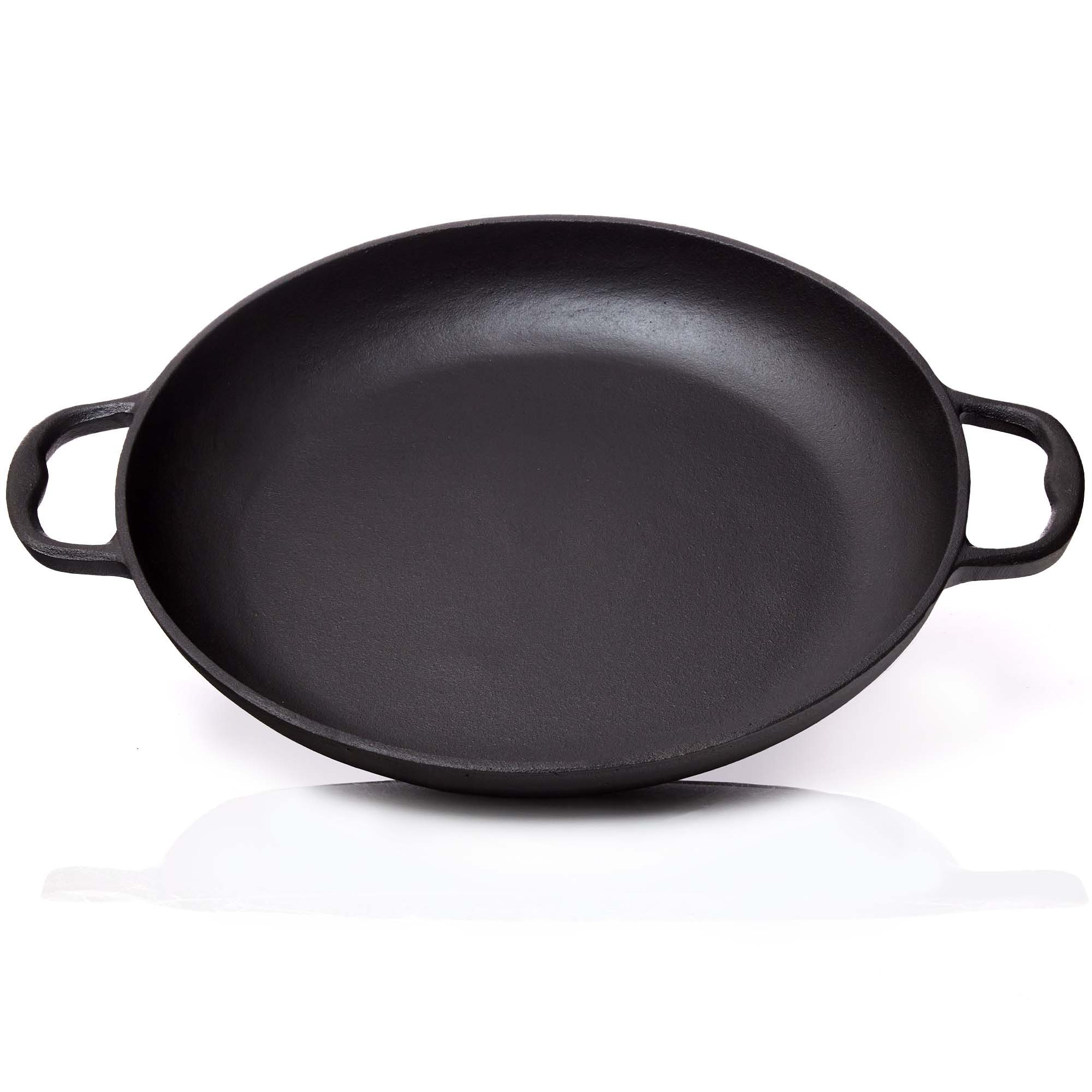BBQ Nerd Paellapfanne Gusseisen Paellapfanne Ø36cm 6 Personen 