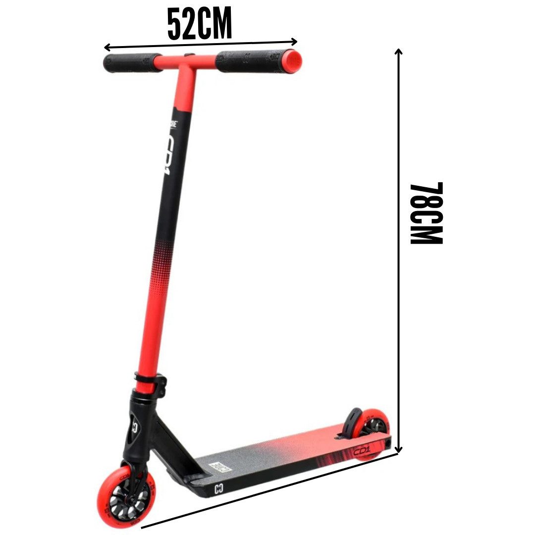 Core Action Sports Stuntscooter CORE CD1 Stunt Scooter Park 78cm Schwarz/Rot