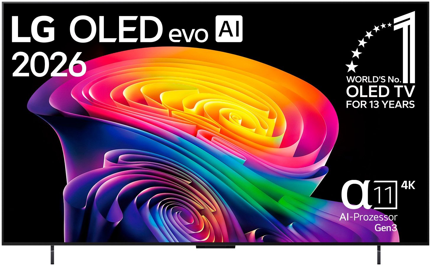 LG OLED42C68LA OLED-Fernseher (106 cm/42 Zoll, 4K Ultra HD, Smart-TV)