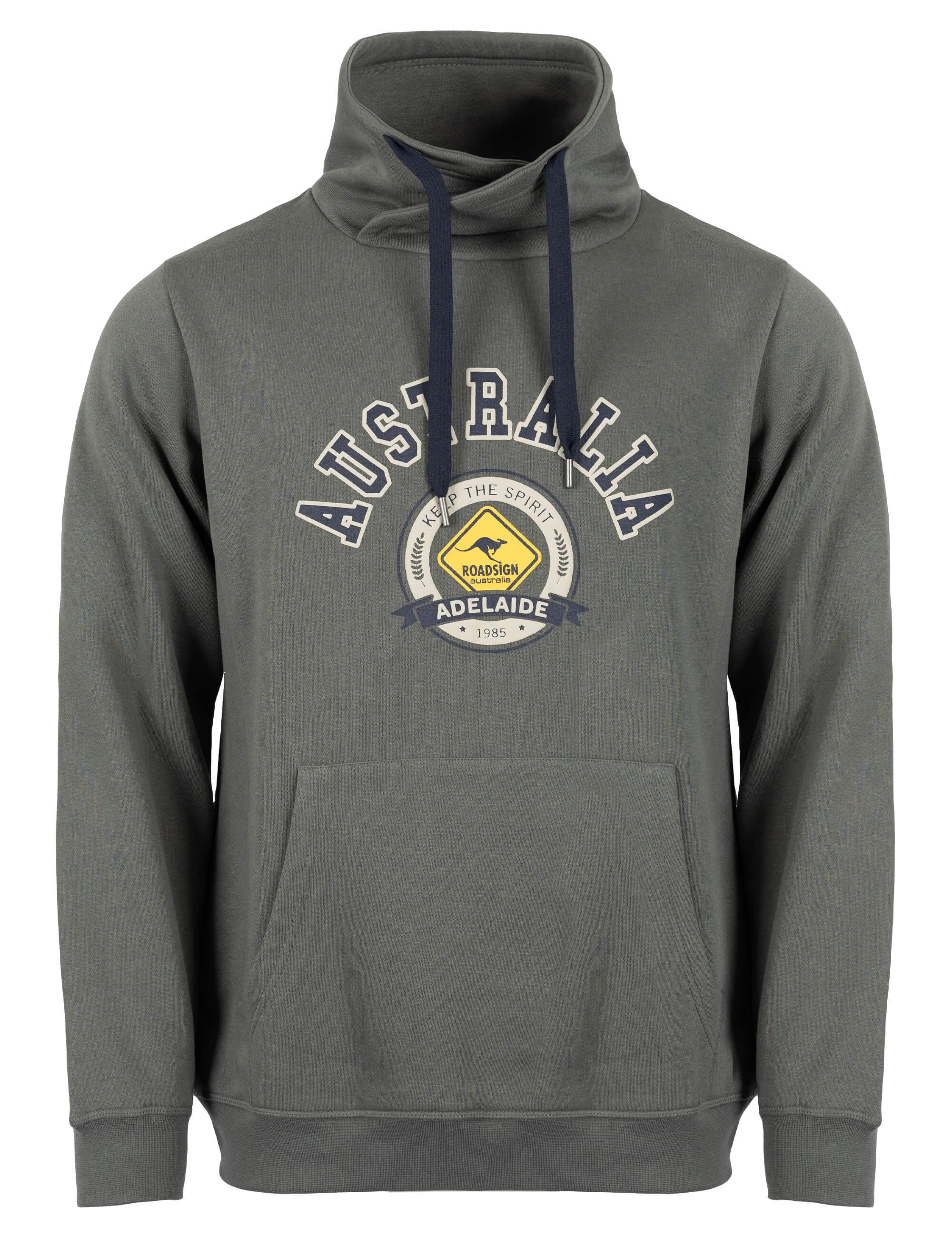 ROADSIGN australia Sweatshirt Outback Spirit (1, 1-tlg., 1) lässiger Sweater für entspannte Herbsttage mit sportivem Touch