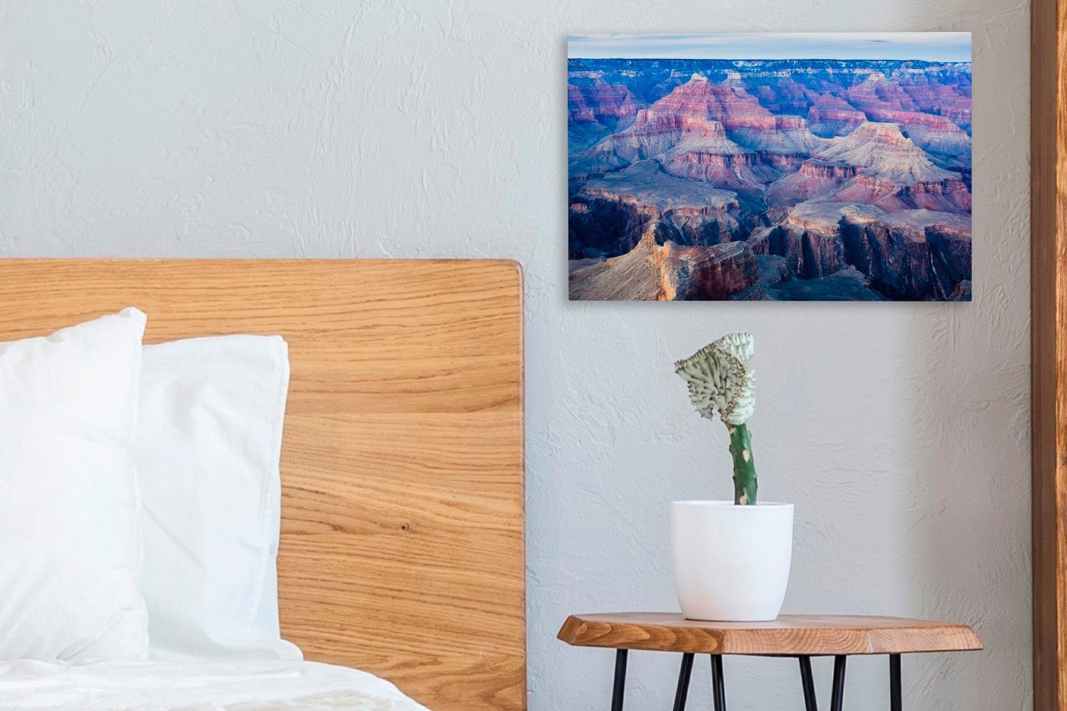 OneMillionCanvasses® Leinwandbild Farbige Felsen den Wanddeko, Arizona, (1 umgeben St), in Colorado 30x20 River Wandbild Aufhängefertig, Leinwandbilder, cm