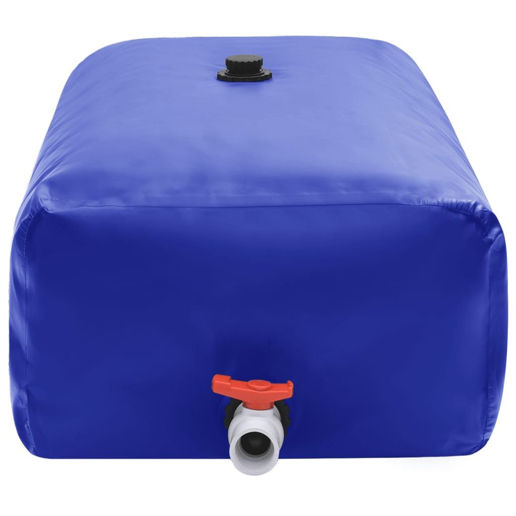 vidaXL Regentonne 100 l Wassertank mit Wasserhahn Faltbar 100 L PVC