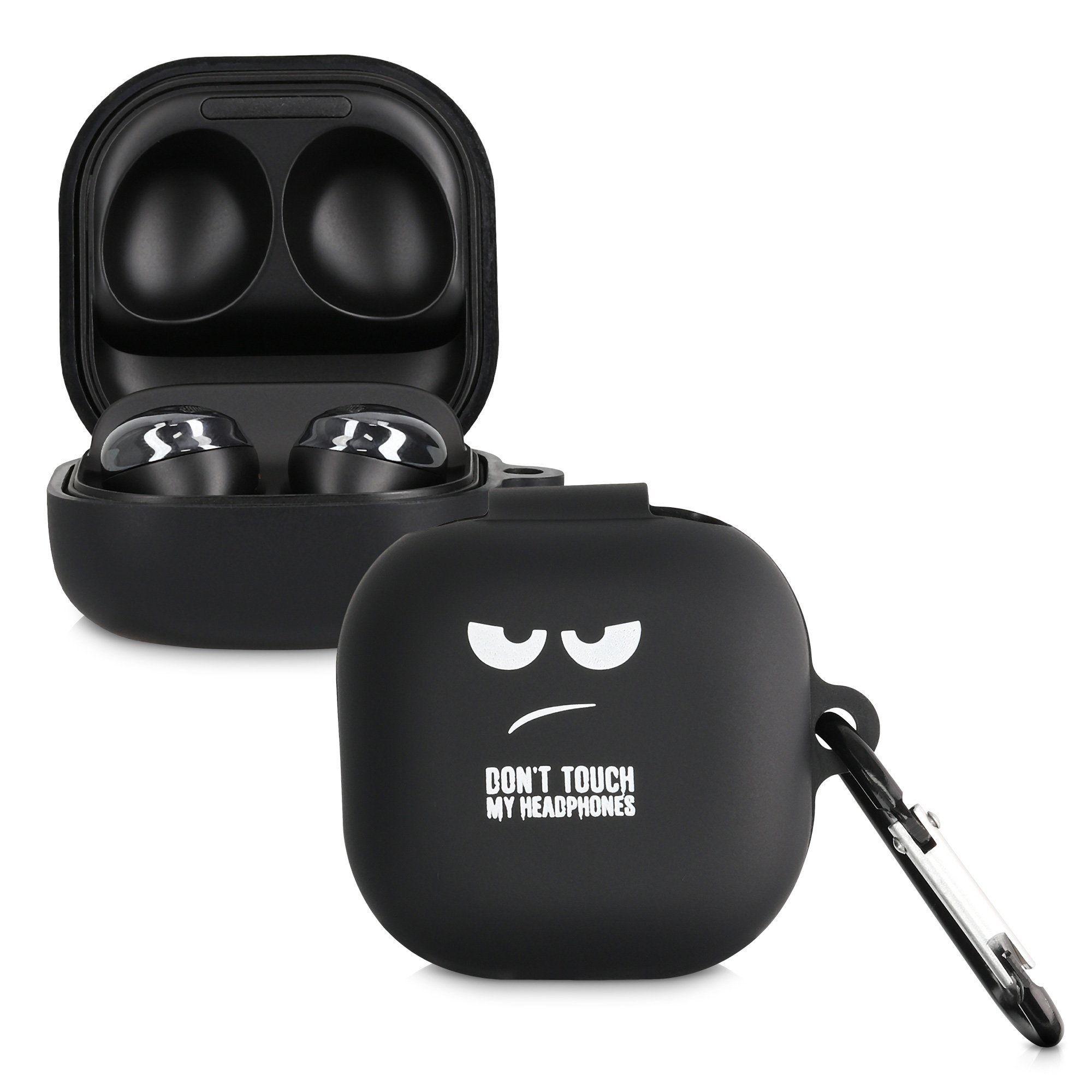 kwmobile Kopfhörer-Schutzhülle Hülle für Samsung Galaxy Buds 2 Pro / Buds 2 / Buds Live Kopfhörer, Silikon Schutzhülle Etui Case Cover Schoner