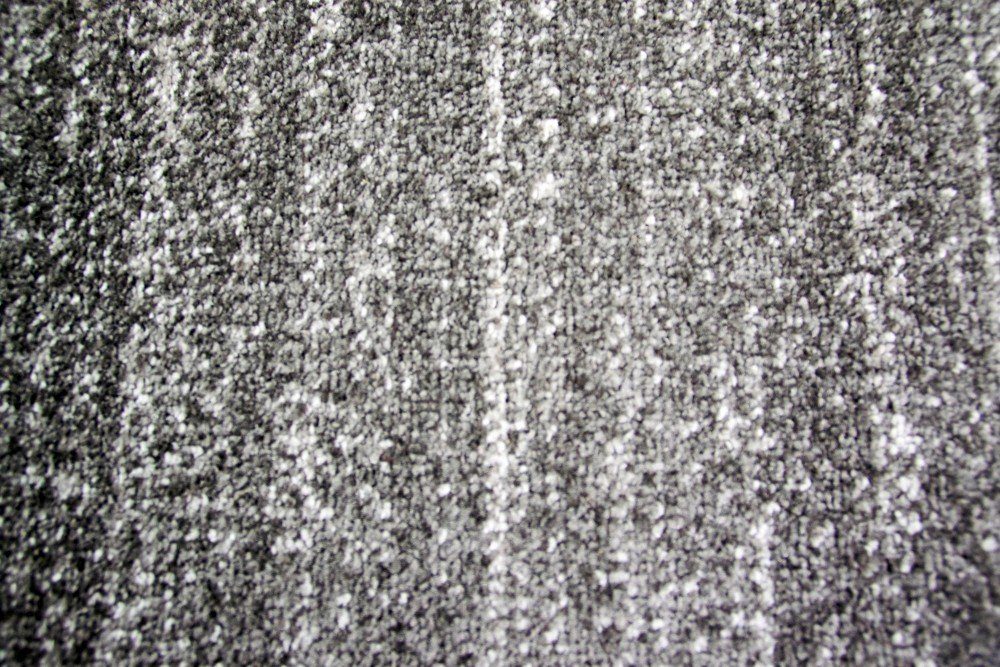 Carpetia Teppich Moderner Teppich Wohnzimmerteppich Kurzflor uni anthrazit grau meliert, rechteckig, Höhe: 8 mm