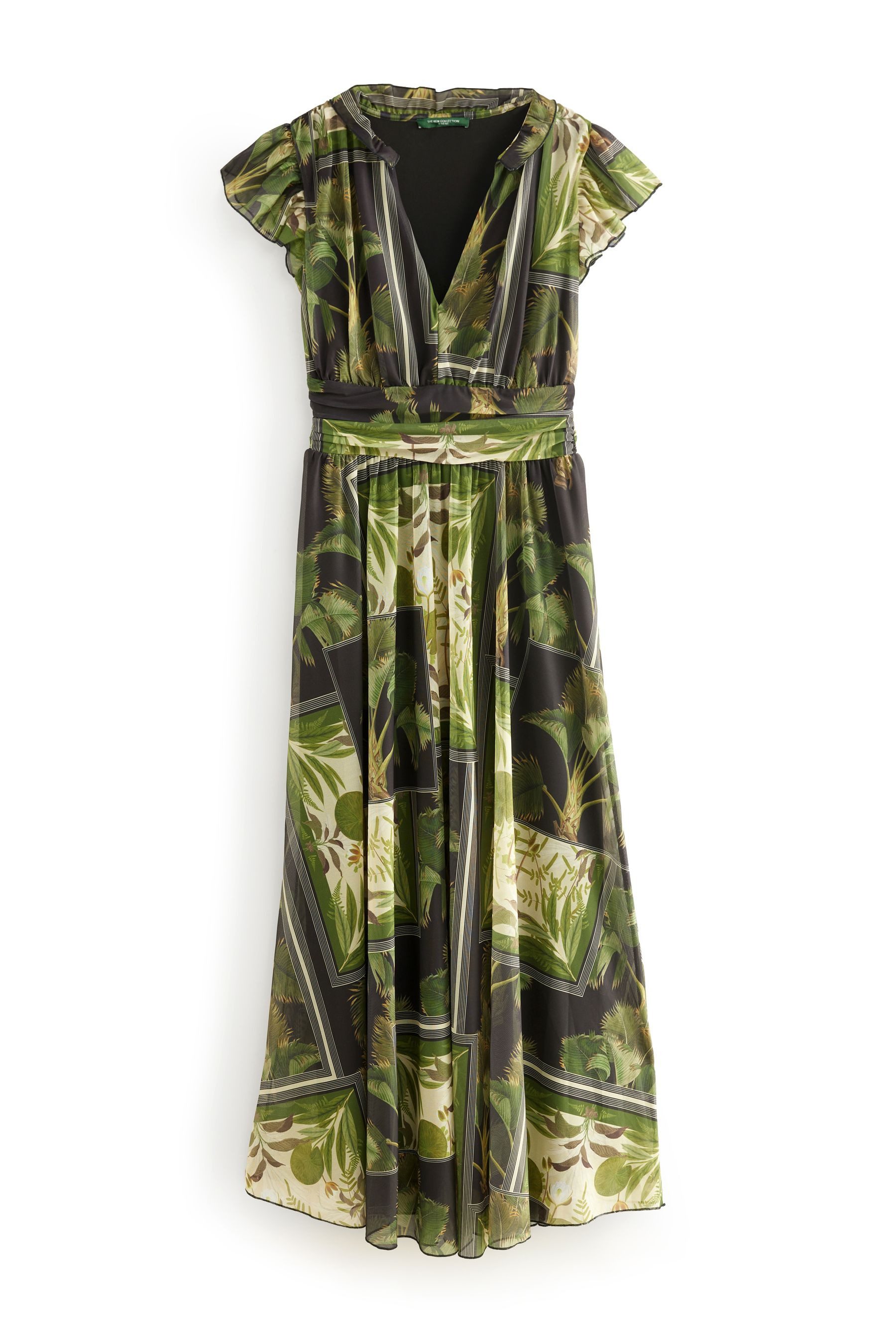 Midikleid Kew Collection festliches Mesh-Midikleid