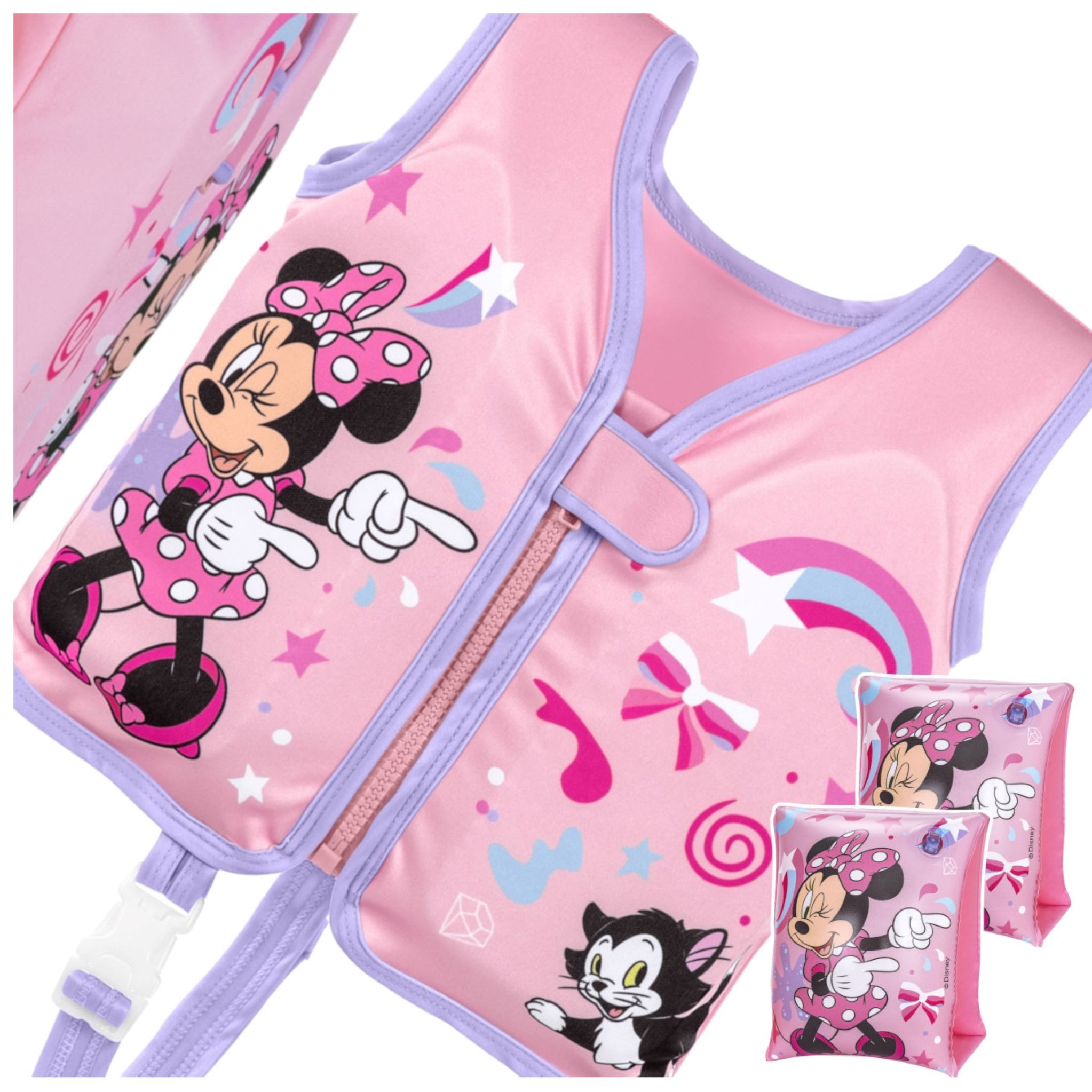 Bestway Schwimmweste Bestway Minnie Maus Schwimmweste & Schwimmflügel Set 2-in-1