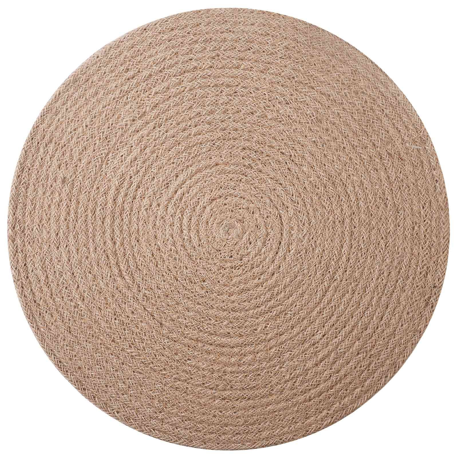 vidaXL Platzset Jute-Untersetzer 50 Stk. Natur 100% Tossa-Jute, (50-St)